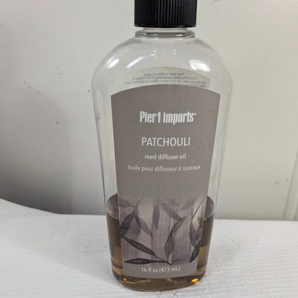Vintage Pier 1 Imports Patchouli Reed Diffuser Home Fragrance Refill pier1 READ‎